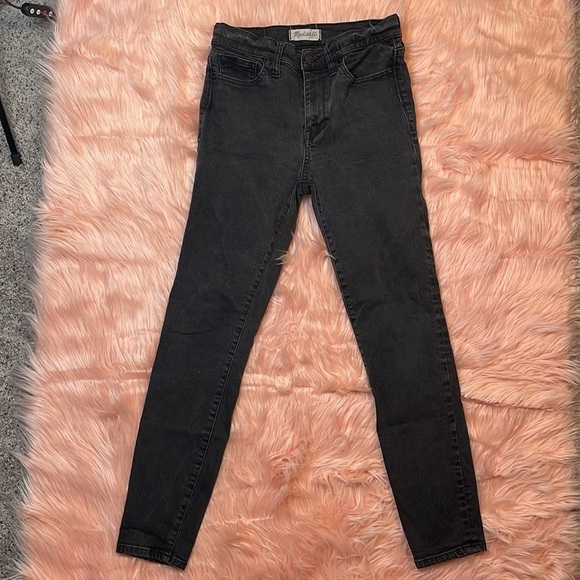 Madewell Light‎ Black High Riser Skinny Jeans Size 28 - Picture 4 of 7